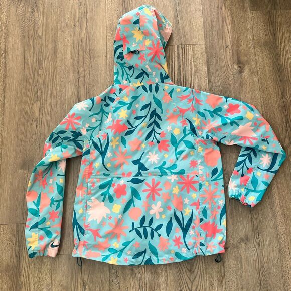 Nike Repel Floral Print Golf Anorak Jacket Size Small Women Rain jacket - Picture 2 of 10